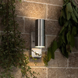 Valuelights Modern Stainless Steel Ip44 Rated Pir Motion Sensor Up Down Outdoor Security Wall Light - thumbnail 5