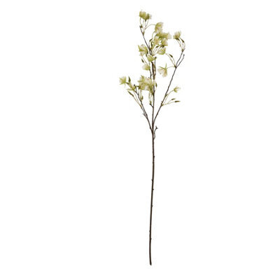 Wyld Haus Set Of 3 Artificial Elaeocarpus Stems - 100Cm Ivory Silk-Look Flowers - image 1