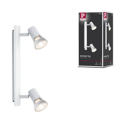 Paulmann 66703 Teja Spotlight Max. 2X10 Watts Spot White Spotlight Metal Ceiling Lamp Gu10 - image 1