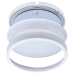 Long Life Lamps Company 18W Led Bulkhead Ceiling Light Mounted Round Dome 6500K Cool White - thumbnail 4