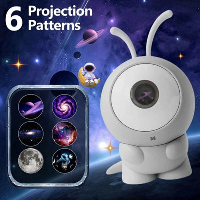 Rechargeable Galaxy Projector Lights 6In1 Led Planetarium Starry Sky Nightlights - image 1