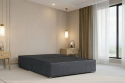 "Nexus Tuscany Plush Divan, Steel, 54"" Headboard, No Drawers, Open Coil Mattress, Small Double" - thumbnail 4