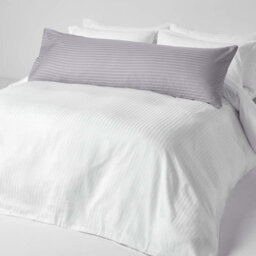 Homescapes Grey Egyptian Cotton Ultrasoft Body Pillowcase 330 Tc - thumbnail 2