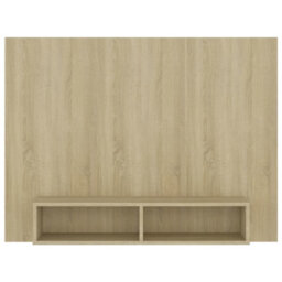 Berkfield Wall Tv Cabinet Sonoma Oak 120X23.5X90 Cm Engineered Wood - thumbnail 3