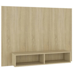 Berkfield Wall Tv Cabinet Sonoma Oak 120X23.5X90 Cm Engineered Wood - thumbnail 2