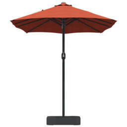 Berkfield Modern Garden Parasol Terracotta 385 X 209 X 244 Cm Fabric - thumbnail 5
