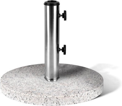 Keplin Parasol Base Stand 20Kg Heavy Duty Granite Patio Umbrella Holder For Garden, Outdoor Furniture, Canopy, Gazebo - image 1