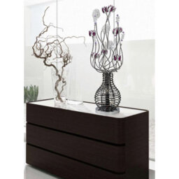 Luminosa Lighting Luminosa (Dh) Viola Table Lamp 5 Light G4 Black/purple/chrome/crystal, Not Led/cfl Compatible - thumbnail 3