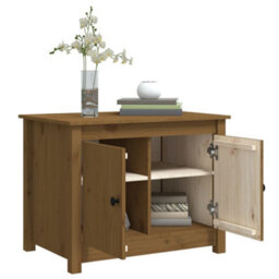Berkfield Classic Coffee Table Honey Brown 71X49X55 Cm Solid Wood Pine - thumbnail 5