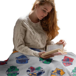 Harry Potter Fleece House Crests Blanket Multicoloured (150Cm X 100Cm) - thumbnail 3