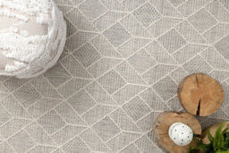 RugsX Carpet Jersey 19231 Grey - Geometric Structural, Loop Boho   160X220 Cm - thumbnail 5