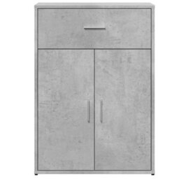Berkfield Sideboards 2 Pcs Concrete Grey 60X30X84 Cm Engineered Wood - thumbnail 5