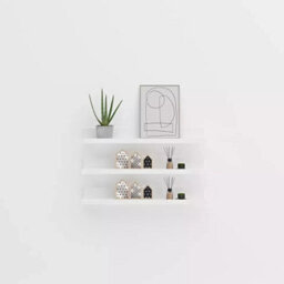 Floating Shelves Wood Set 3 Wall Mounted Shelf Display Book Shelf For Kids Home - thumbnail 4