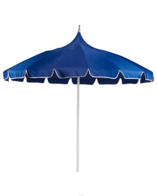 Beliani Market Parasol 245 Cm Minoa Blue - image 1