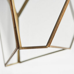 Anson Lighting Forka Pendant Light Finished In Antique Brass Plate And Clear Glass - thumbnail 5
