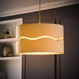 Valuelights Livie Boucle Xl Easy Fit Ceiling Floor Lamp Shade (D) 50Cm - thumbnail 2