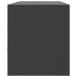 Berkfield Tv Cabinet Black 99X39X44 Cm Steel - thumbnail 8