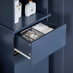Sobuy Bzr112-B,bathroom Storage Cabinet Tall Slim Freestanding Unit With 3 Open Shelves And Drawer - thumbnail 8