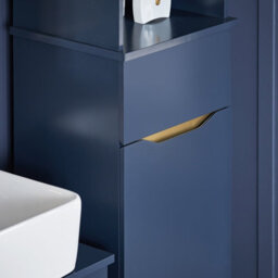 Sobuy Bzr112-B,bathroom Storage Cabinet Tall Slim Freestanding Unit With 3 Open Shelves And Drawer - thumbnail 6