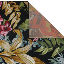 Multicoloured Floral Outdoor Rug, Modern Stain-Resistant Area Rug For Patio Decks, Nature Print Area Rug-200Cm X 285Cm - thumbnail 4