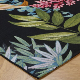 Multicoloured Floral Outdoor Rug, Modern Stain-Resistant Area Rug For Patio Decks, Nature Print Area Rug-200Cm X 285Cm - thumbnail 5