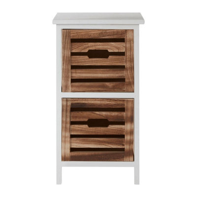 Orsina Compact Design 2 Drawers Chest, Modern Chest Of Drawers For Livingroom, Minimalist Storage Chest For Lounge - image 1