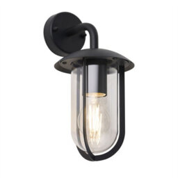 First Choice Lighting Set Of 2 Bronty - Black Outdoor Wall Lights - thumbnail 2