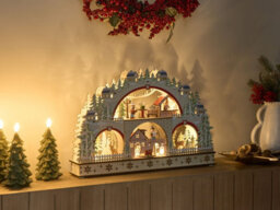 Beliani Christmas Decoration Led Selura 30 Cm Light Brown - thumbnail 2