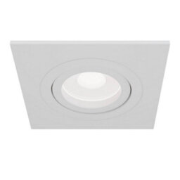 Luminosa Lighting Luminosa Atom Recessed Square Downlight White, 1 Light, Gu10 - thumbnail 4