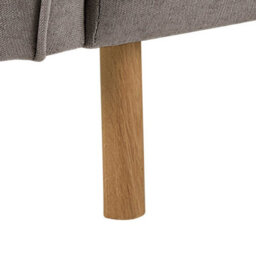 Wyld Haus Cambridge 3-Seater Upholstered Sofa In Fay Dusty Brown Fabric - thumbnail 8