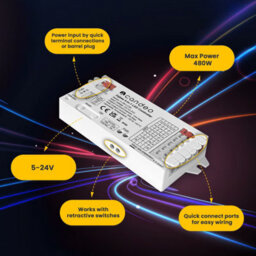 Candeo  Zigbee Led Strip Controller 5-In-1 For Rgbww, Rgbw, Rgb, Cct, And Single Colour Led Strips - thumbnail 8