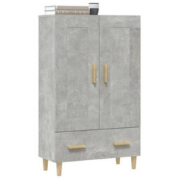 Berkfield Highboard Concrete Grey 70X31X115 Cm Engineered Wood - thumbnail 5