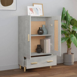 Berkfield Highboard Concrete Grey 70X31X115 Cm Engineered Wood - thumbnail 3
