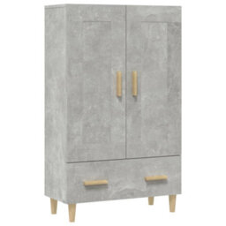 Berkfield Highboard Concrete Grey 70X31X115 Cm Engineered Wood - thumbnail 2
