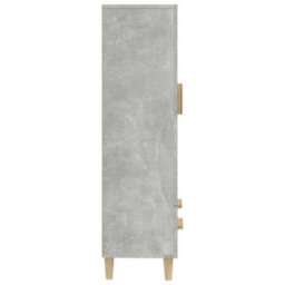 Berkfield Highboard Concrete Grey 70X31X115 Cm Engineered Wood - thumbnail 8