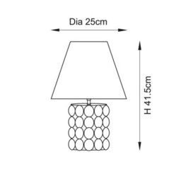 Luminosa Lighting Luminosa Bobble Olive Green Glaze Table Lamp With Apricot Orange Fabric Zigzag Shade 25Cm B22 - thumbnail 8