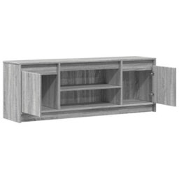 Berkfield Sturdy Tv Cabinet With Led Grey Sonoma 139.5X34X50 Cm Engineered Wood - thumbnail 9