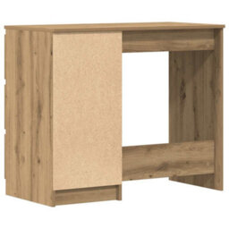 Berkfield Desk Artisan Oak 90X45X76 Cm Engineered Wood - thumbnail 8