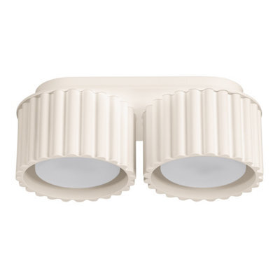 Luminosa Lighting Luminosa Aura Surface Mounted Downlight Beige 2X Gx53 - image 1