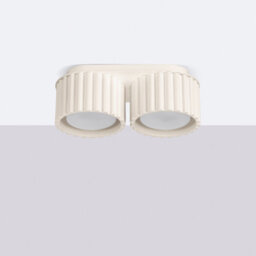 Luminosa Lighting Luminosa Aura Surface Mounted Downlight Beige 2X Gx53 - thumbnail 2