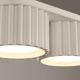 Luminosa Lighting Luminosa Aura Surface Mounted Downlight Beige 2X Gx53 - thumbnail 4