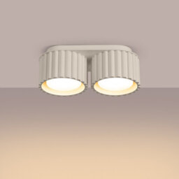 Luminosa Lighting Luminosa Aura Surface Mounted Downlight Beige 2X Gx53 - thumbnail 3