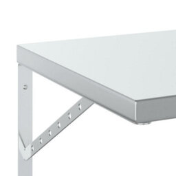 Berkfield Wall Shelves 2 Pcs 100X40 Cm Silver Stainless Steel - thumbnail 8