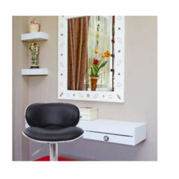 Evre Black Bar Stool Faux Leather Adjustable Height With Swivel Seat For Pub Kitchen Reception - thumbnail 7
