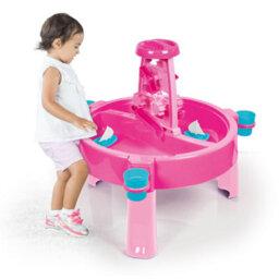 Dolu Unicorn Sand & Water Outdoor Activity Play Table - Pink - thumbnail 6