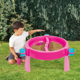 Dolu Unicorn Sand & Water Outdoor Activity Play Table - Pink - thumbnail 5