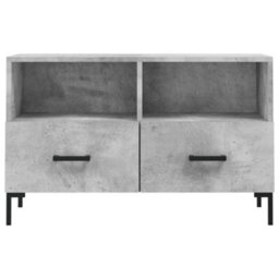 Berkfield Tv Cabinet Concrete Grey 80X36X50 Cm Engineered Wood - thumbnail 5