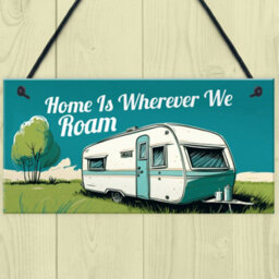 Red Ocean Hilarious Caravan Sign Novelty Hanging Caravan Accessories Decor Plaque  Perfect For Campers And Caravans - thumbnail 2