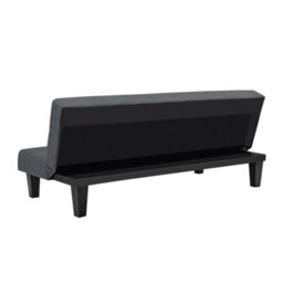 Dorel Home Kebo Sofa Bed Sofa In Velvet Grey - thumbnail 3