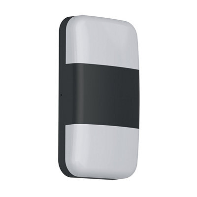 Luminosa Lighting Elstead Lars Outdoor Flush Wall Lamp Black, 3000K, Ip65